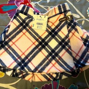 Janie and jack plaid skirt for baby/toddler NWT